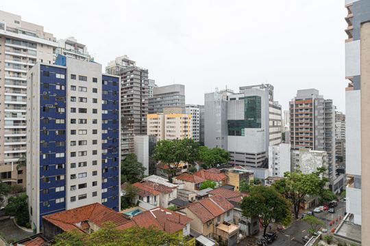 Vista do Quarto de apartamento para alugar com 1 quarto, 36m² em Bela Vista, São Paulo
