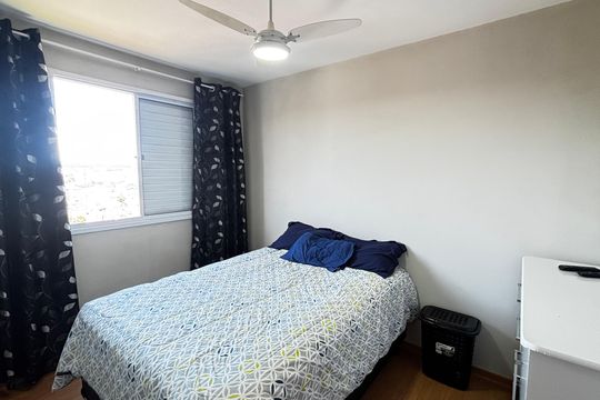 Quarto 1 de apartamento à venda com 2 quartos, 46m² em Sumarezinho, Santo André