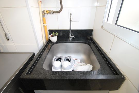 Cozinha - tanque de apartamento à venda com 2 quartos, 43m² em Colônia (zona Leste), São Paulo