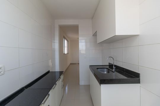 Cozinha e Área de Serviço de apartamento à venda com 2 quartos, 53m² em Dona Clara, Belo Horizonte