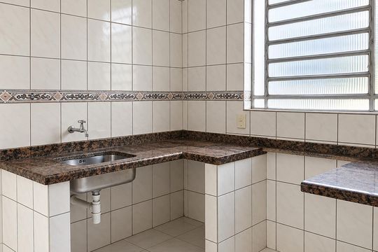 Cozinha de apartamento à venda com 2 quartos, 70m² em Jardim Novo Campos Eliseos, Campinas