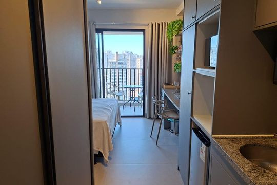 Apartamento à venda com 1 quarto, 23m² em Santo Amaro, São Paulo