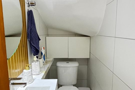 Lavabo de casa à venda com 2 quartos, 102m² em Jardim Alvorada, Santo André