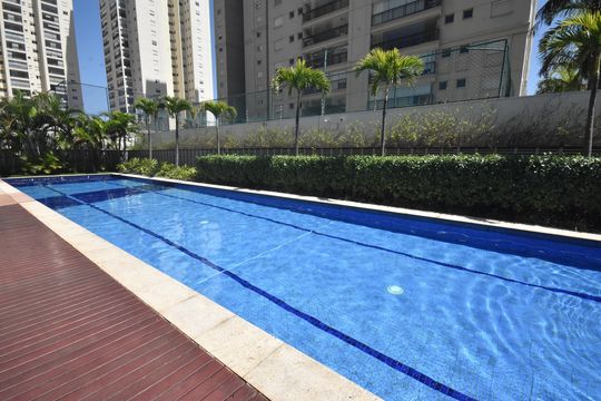 Área comum - Piscina de apartamento para alugar com 1 quarto, 48m² em Vila Arens, Jundiaí