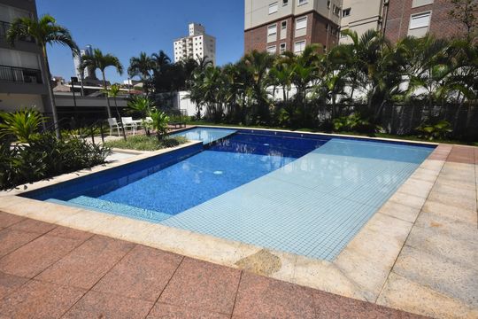 Área comum - Piscina infantil de apartamento para alugar com 1 quarto, 48m² em Vila Arens, Jundiaí