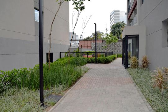 Área comum de kitnet/studio à venda com 1 quarto, 24m² em Pinheiros, São Paulo