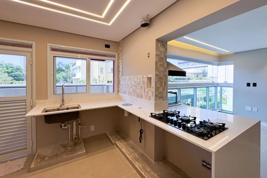 Cozinha de apartamento à venda com 2 quartos, 78m² em Baeta Neves, São Bernardo do Campo