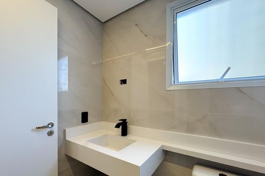 Banheiro - Suíte 1 de apartamento à venda com 2 quartos, 78m² em Baeta Neves, São Bernardo do Campo