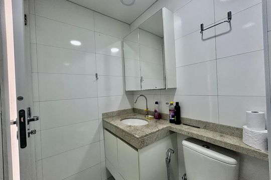 Banheiro de apartamento à venda com 2 quartos, 50m² em Brás, São Paulo