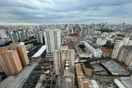 Vista da Sacada de apartamento à venda com 2 quartos, 50m² em Brás, São Paulo