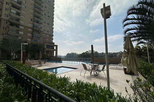 Área comum - Piscina de apartamento para alugar com 2 quartos, 89m² em Alphaville Conde Ii, Barueri