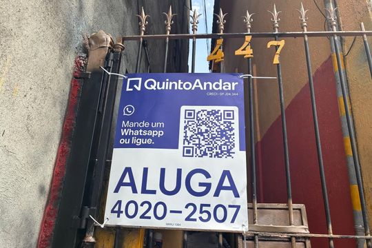 Placa de casa para alugar com 1 quarto, 32m² em Casa Grande, Diadema