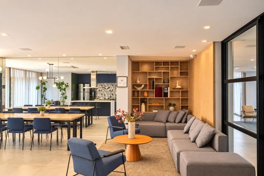 Espaço Gourmet de kitnet/studio à venda com 1 quarto, 27m² em Vila Mariana, São Paulo