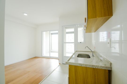 Cozinha  de kitnet/studio para alugar com 1 quarto, 30m² em Picanço, Guarulhos
