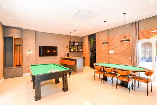 Sala de Jogos  de kitnet/studio para alugar com 1 quarto, 30m² em Picanço, Guarulhos