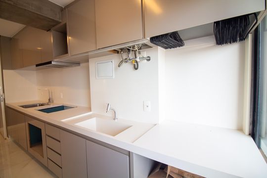 Área de Serviço de apartamento para alugar com 2 quartos, 103m² em Campo Belo, São Paulo
