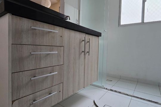Cozinha e Área de Serviço de apartamento à venda com 2 quartos, 45m² em Vila Alzira, Guarulhos