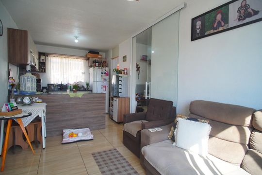 sala de apartamento à venda com 3 quartos, 57m² em São Miguel, São Leopoldo