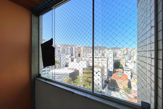 Varanda da Suite de apartamento para alugar com 3 quartos, 90m² em Bairro Funcionários, Belo Horizonte