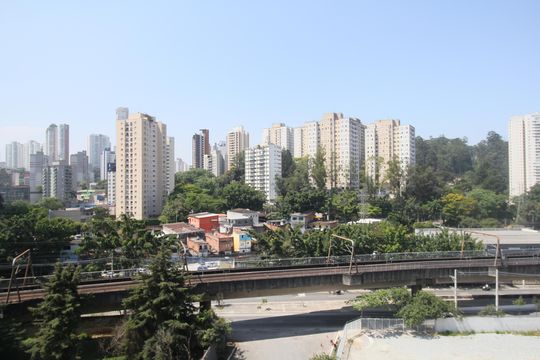 Varanda Gourmet - Vista de apartamento à venda com 2 quartos, 48m² em Vila Andrade, São Paulo