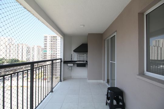 Varanda Gourmet de apartamento à venda com 2 quartos, 48m² em Vila Andrade, São Paulo
