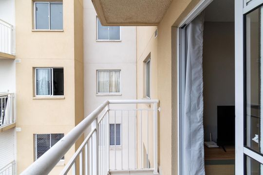 Sacada de apartamento para alugar com 1 quarto, 31m² em Jardim Itacolomi, São Paulo