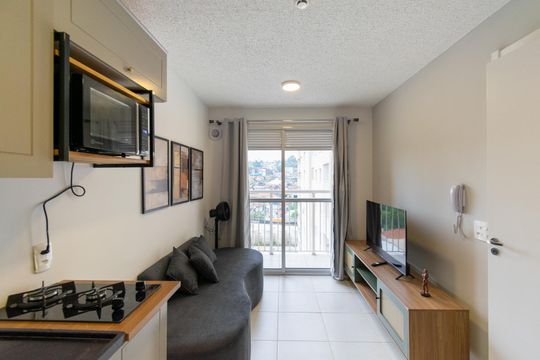 Apartamento para alugar com 1 quarto, 31m² em Jardim Itacolomi, São Paulo