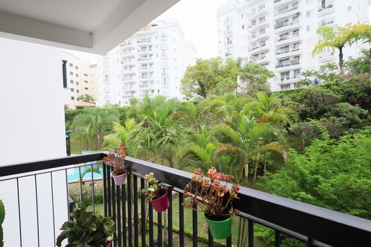 Sala de apartamento para alugar com 3 quartos, 125m² em Rio Pequeno, São Paulo