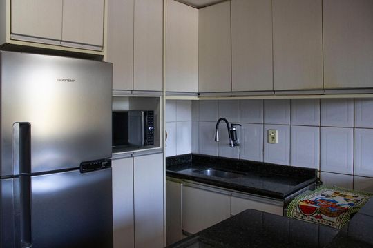 Cozinha de apartamento para alugar com 2 quartos, 47m² em Conjunto Habitacional Santa Etelvina Iii, São Paulo