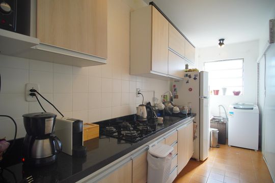 Cozinha de apartamento à venda com 2 quartos, 63m² em Hamburgo Velho, Novo Hamburgo