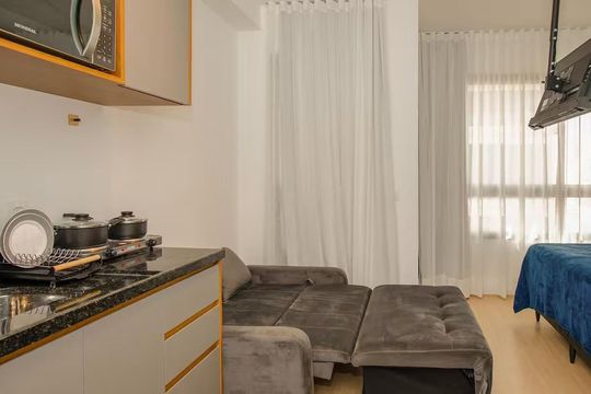 Sala/Quarto de kitnet/studio à venda com 1 quarto, 27m² em Pinheiros, São Paulo