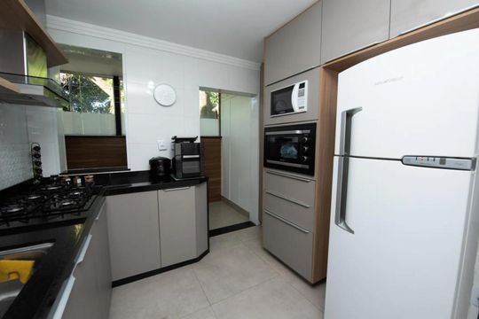 Cozinha de apartamento para alugar com 3 quartos, 120m² em Eldorado, Contagem