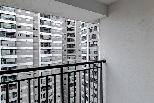 Varanda da Sala de apartamento para alugar com 2 quartos, 52m² em Tatuapé, São Paulo