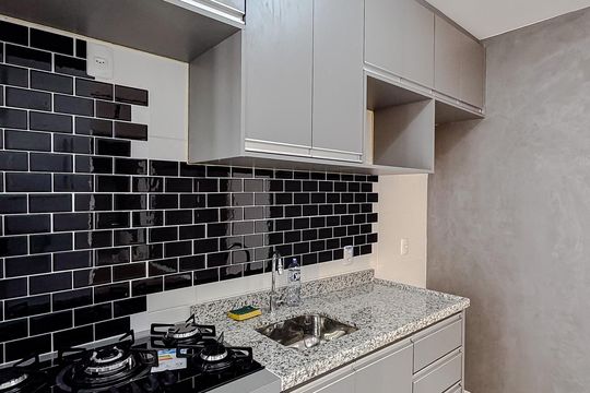 Cozinha de apartamento para alugar com 2 quartos, 52m² em Tatuapé, São Paulo