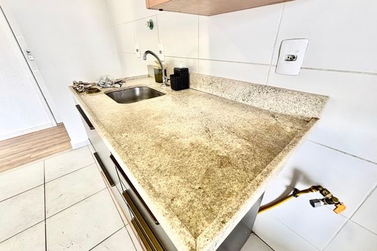 Cozinha de apartamento para alugar com 2 quartos, 62m² em Vila Esperança, São Paulo