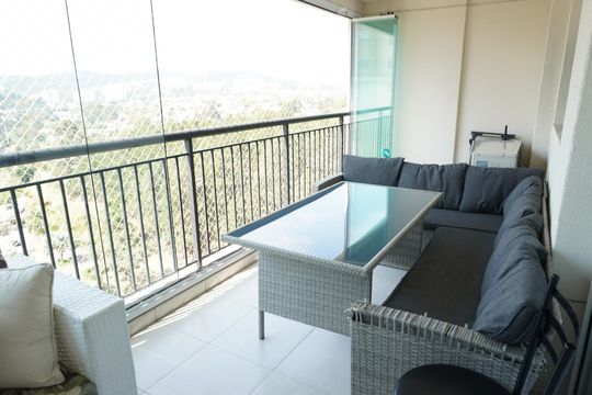 Área gourmet de apartamento para alugar com 2 quartos, 110m² em Alphaville, Santana de Parnaíba