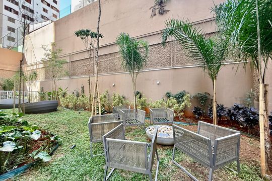 Área comum de kitnet/studio para alugar com 1 quarto, 30m² em Brooklin, São Paulo