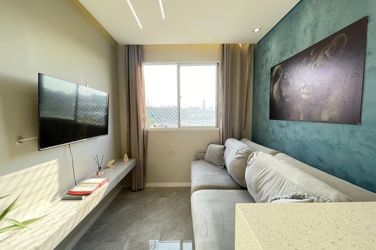 Sala de apartamento para alugar com 2 quartos, 42m² em Jaguaré, São Paulo