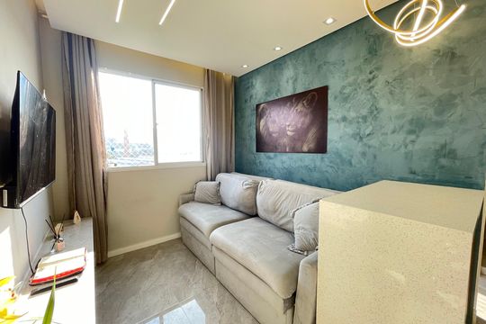 Sala de apartamento para alugar com 2 quartos, 42m² em Jaguaré, São Paulo