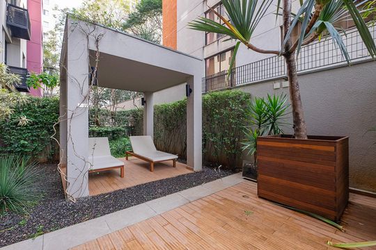 Área comum de apartamento à venda com 2 quartos, 56m² em Vila Madalena, São Paulo