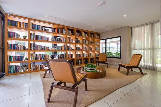 Área comum de apartamento à venda com 2 quartos, 56m² em Vila Madalena, São Paulo