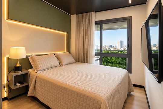 Quarto de apartamento à venda com 1 quarto, 35m² em Consolação, São Paulo