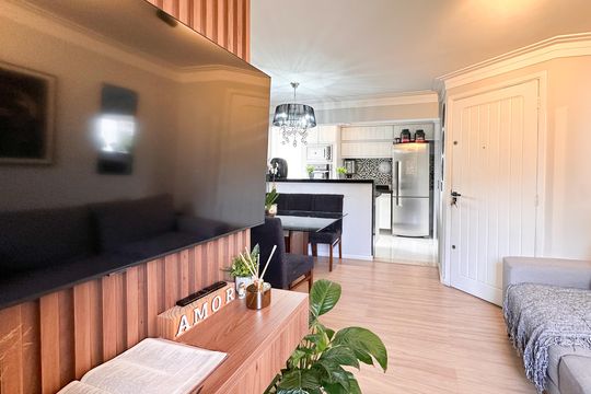 Sala de apartamento à venda com 2 quartos, 63m² em Demarchi, São Bernardo do Campo
