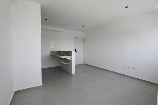 Cozinha de apartamento à venda com 1 quarto, 24m² em Nova Suíça, Belo Horizonte