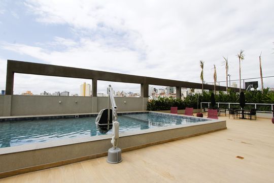 Área comum - Piscina de apartamento à venda com 1 quarto, 24m² em Nova Suíça, Belo Horizonte
