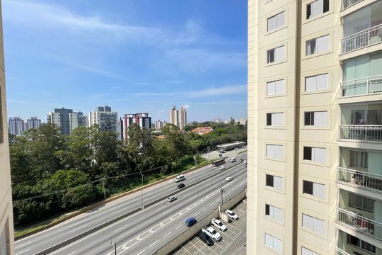 Vista da Varanda de apartamento para alugar com 3 quartos, 95m² em Jardim Arpoador, São Paulo