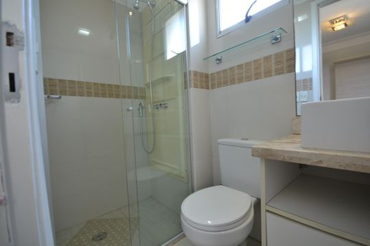 Banheiro 2 de apartamento para alugar com 3 quartos, 95m² em Jardim Arpoador, São Paulo