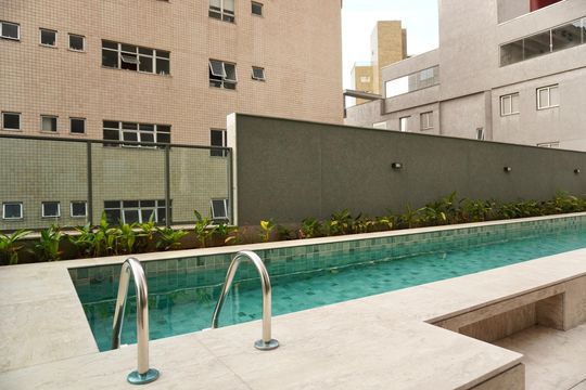 Área comum - Piscina de apartamento à venda com 3 quartos, 203m² em São Pedro, Belo Horizonte