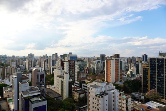 Varanda Primeiro Andar - vista de apartamento à venda com 3 quartos, 203m² em São Pedro, Belo Horizonte
