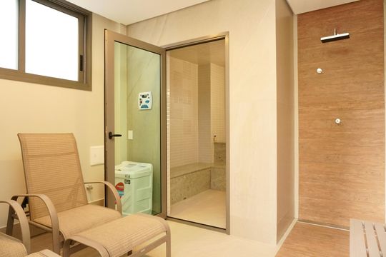 Área comum - Sauna de apartamento à venda com 2 quartos, 80m² em São Pedro, Belo Horizonte